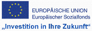 Grafik: Logo des Europ�ischen Sozialfonds