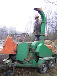 Unser H�cksler im Einsatz