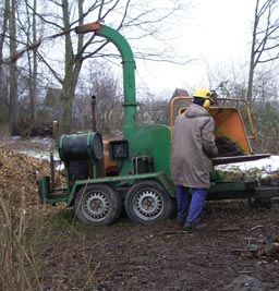 Unser H�cksler im Einsatz